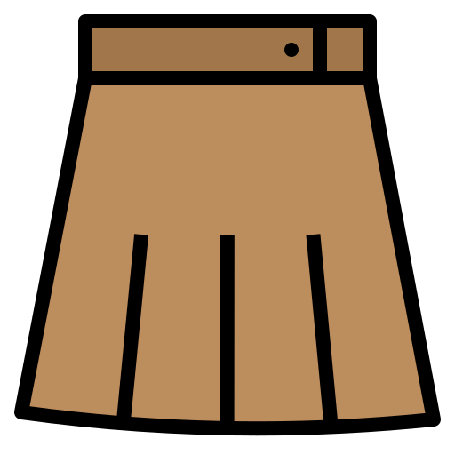 Mini skirt icon