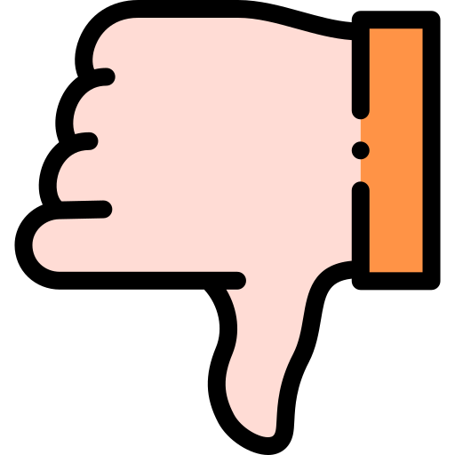 Thumb down icon