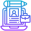 Online resume Symbol 64x64