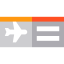Airplane ticket icon 64x64