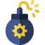 Cyber attack Symbol 64x64