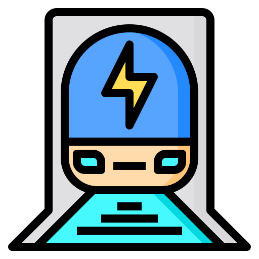 Electric train icon