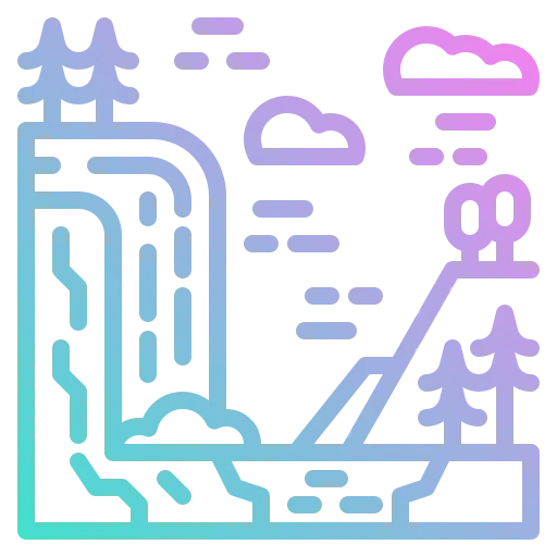 Waterfall icon