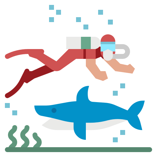 Scuba diving icon