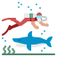 Scuba diving icon 64x64