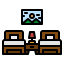 Twin beds icon 64x64