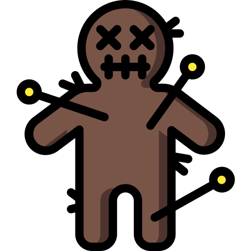 Voodoo doll icon