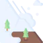 Snow avalanche icon 64x64