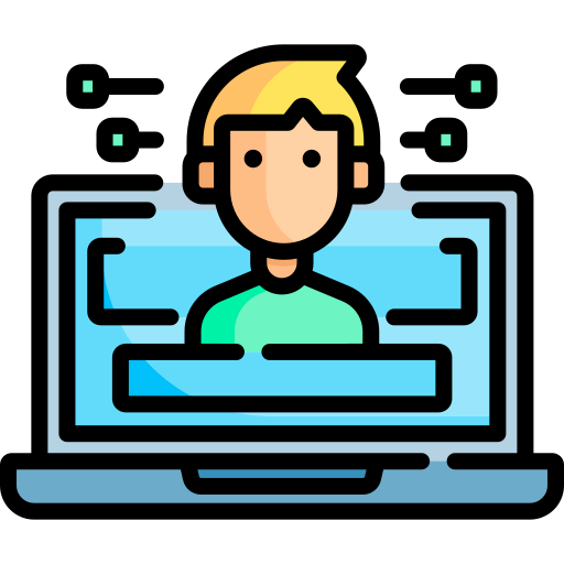 Online learning icon
