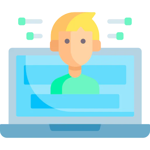 Online learning icon