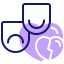 Theater masks icon 64x64