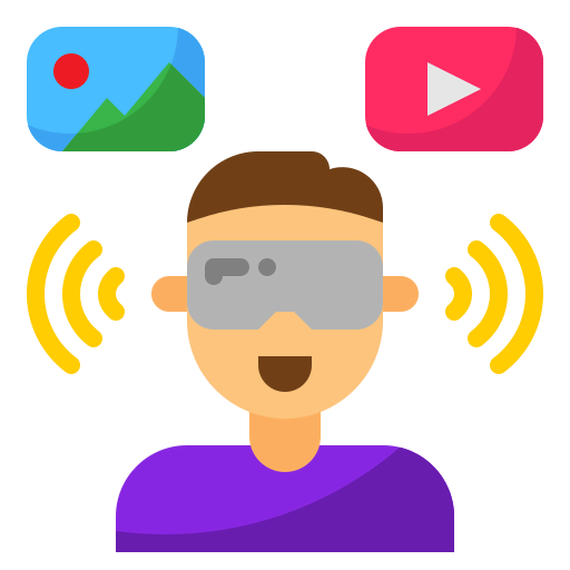 Virtual reality icon