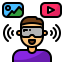 Virtual reality icon 64x64