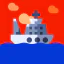 Fishing boat icon 64x64