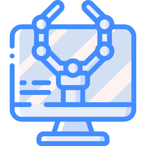 Robot arm icon