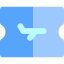 Plane ticket icon 64x64