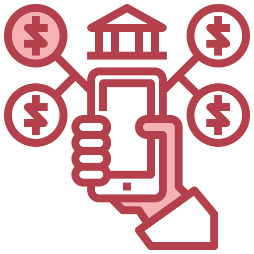 Mobile banking icon