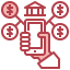 Mobile banking icon 64x64