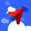 Hang gliding icon 64x64