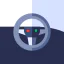 Steering wheel icon 64x64