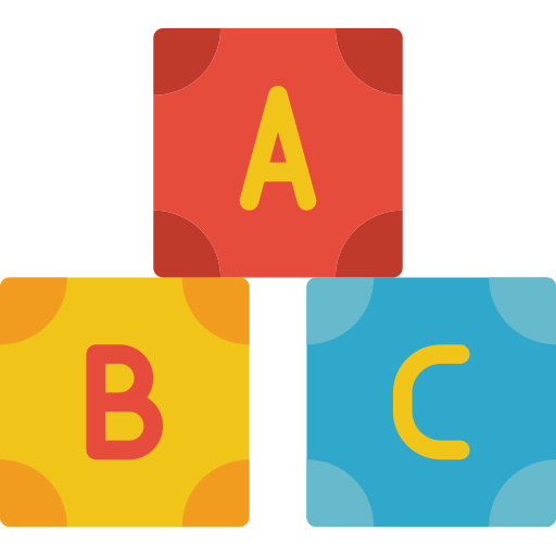 Abc block icon