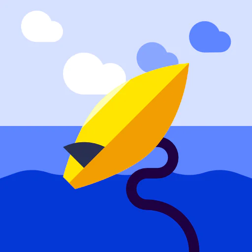 Surfing icon