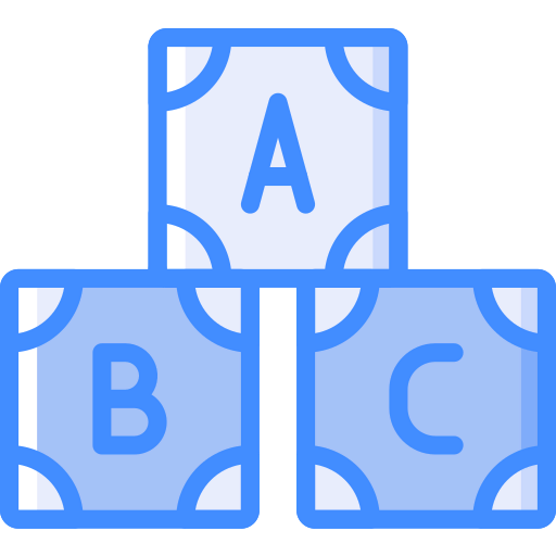Abc block icon