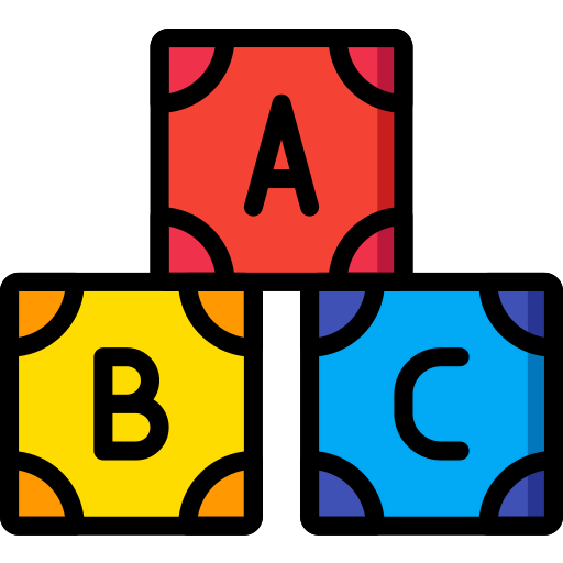 Abc block icon