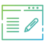 Content writing icon 64x64