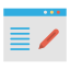 Content writing icon 64x64