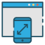 Responsive design icon 64x64