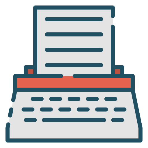 Typewriter icon