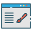 Web design icon 64x64
