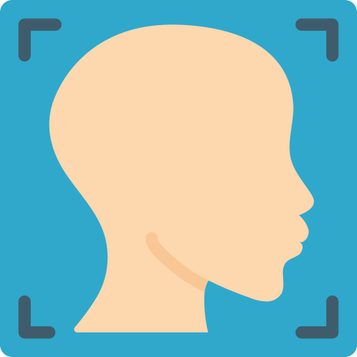 Face recognition icon
