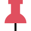 Push pin icon 64x64
