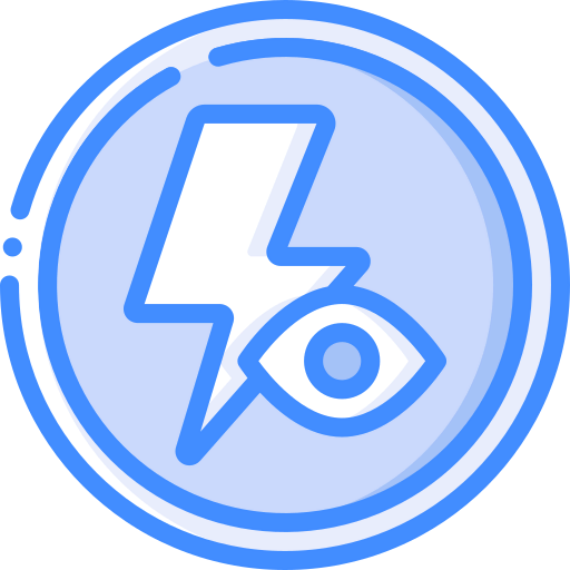 Red eye icon