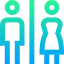 Use restrooms アイコン 64x64