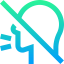 No shouting アイコン 64x64