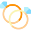 Wedding rings icon 64x64