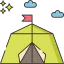 Camping tent icon 64x64