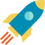 Rocket ship іконка 64x64