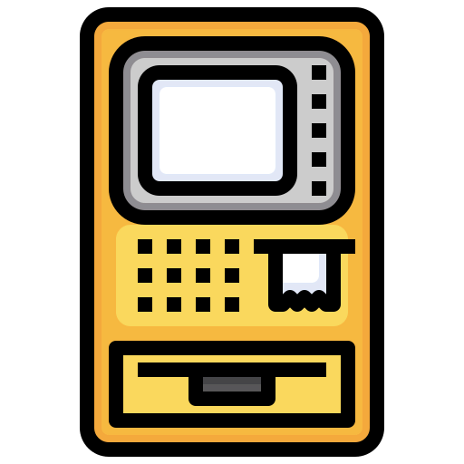 Cash machine icon