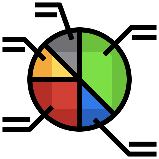 Pie chart Ikona