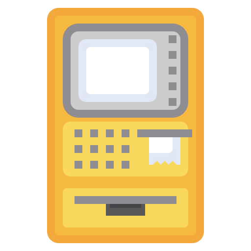 Cash machine icon