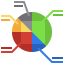 Pie chart Ikona 64x64