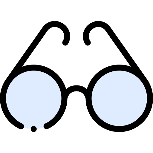 Eye glasses icon
