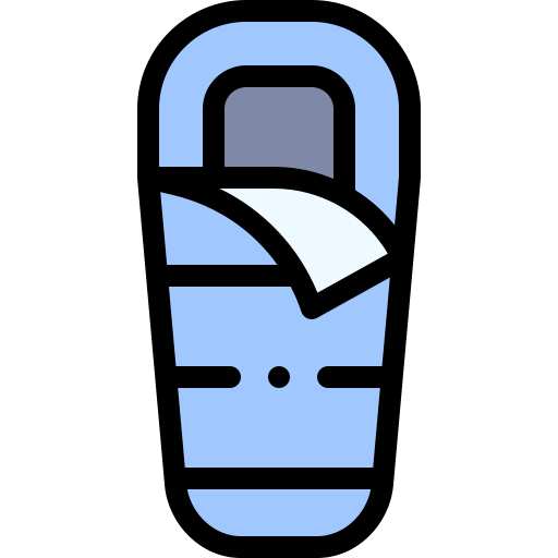 Sleeping bag icon