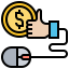 Cost per click Ikona 64x64