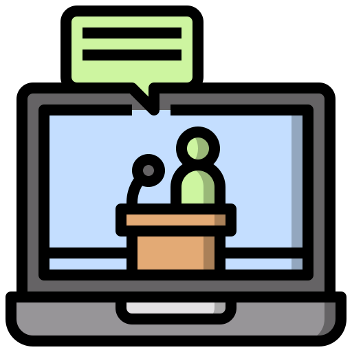 Online learning icon