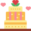 Wedding cake icon 64x64